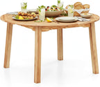 Tangkula 53" Round Outdoor Dining Table by TANGKULA