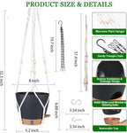 Hanging Planter Self Watering 8 Inch, 2 Pack Hanging Baskets - Image 3