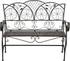 Alpine Corporation 45" Long Outdoor Metal Classic Bench by AlpineCorporation