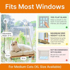Cat Window Perch with Industrial-Grade Suction Cups - Image 7