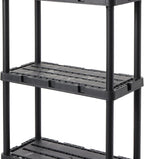 Gracious Living 2 Pack Light Duty Storage Shelves, Knect-A-Shelf 4-Shelf - Image 9