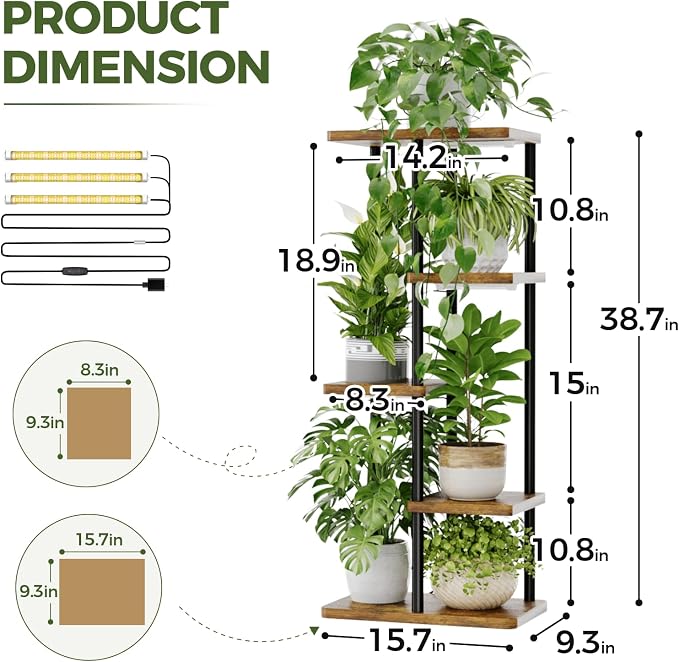 Bamworld Indoor Plant Stand - Image 2