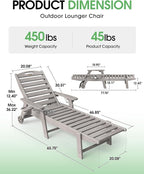 Chaise Lounge Outdoor, Lounge Chair Outdoor - Image 2