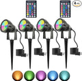 Christmas RGB Spot Lights with Timer, Halloween 10W 120V Color Changing Outdoor by TENSUL