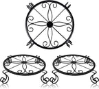 Metal Plant Stand Indoor/Outdoor, Low Corner Plant Stand, Decoration Small - Image 4