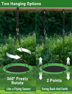 40 Inch Diameter Saucer Tree Swing Set - Image 6