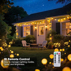 Outdoor String Lights, 25ft 20 LED Bulbs Hanging Patio Lights Dimmable - Image 4