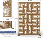 Outdoor Privacy Screen, Freestanding Privacy Fence Panels - Image 2