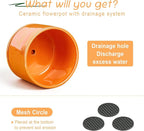 EFISPSS Ceramic Plant Pots, 4+5+6 Inch Ceramic Indoor Pots - Image 4