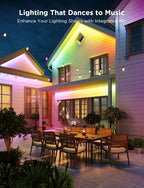 Govee Outdoor LED Strip Lights, 32.8ft Smart Outdoor Lights Work - Image 2