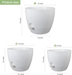 12/10/9 inch Large Self Watering Pots, Plant Pots - Image 2
