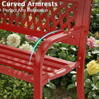 Outvita Outdoor Bench, Patio Bench - Image 5