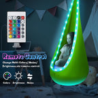 Light Up Kids Pod Swing Seat, Upgraded Kids Hanging Hammock Swing - Image 2