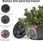 T4U 8 Inch Plant Pots, 2 Pack Self Watering Planter - Image 3