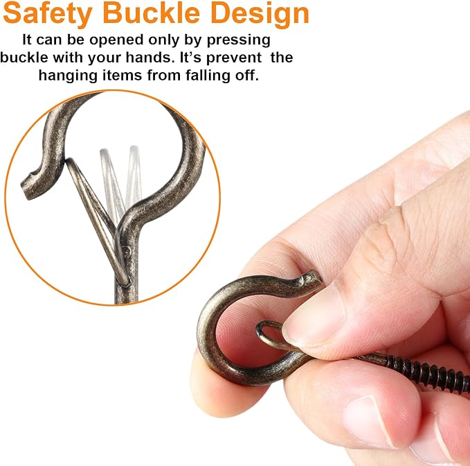 96 PCS Q-Hanger Hooks, Screw Hooks - Image 2