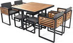 Merax 9 Pieces Outdoor Dining Set - Image 7