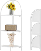 Crofy Foldable 3 Tier Corner Shelf, Metal Corner Plant Stand by CrofyLLC