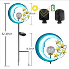 Stars Moon Solar Lights Outdoor - Image 2