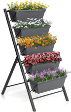 COSTWAY Vertical Raised Garden Bed, 5 Tier Planter Box by COSTWAY