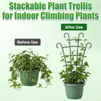 6PCS Plant Support Stakes, Stackable Plant Trellis - Image 2
