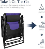 Best Choice Products Oversized Padded Zero Gravity Chair, Folding Outdoor Patio - Image 6