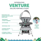 Baby Delight Go with Me Venture Portable Chair | Indoor and Outdoor | Sun - Image 3