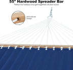 2 Person 12FT Hammocks for Outside, Double Quilted Fabric Outdoor Hammock - Image 4