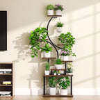 Plant Stand Indoor with Grow Light, 8 Tiered 66" Tall Plant Shelf, Corner Large - Image 8
