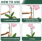 36” Tall Plant Stakes, 12 Pack Plant Support Stakes, 6mm Heavy-Duty Metal - Image 4