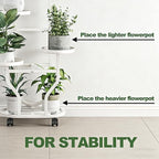 Plant Stand Indoor Outdoor 4 Tier Flower Holder - Image 3