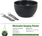 13 inch Large Hanging Planters Plant Pots - Image 4
