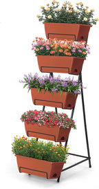 5 Tier Vertical Raised Garden Bed Planter Box, Vertical Raised Bed by Fogein