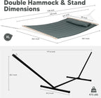 SUNCREAT Standing Hammock with 15 ft Stand, Hammocks - Image 3