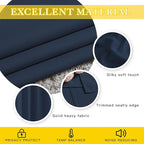 NICETOWN Blackout Navy Blue Bedroom Curtain 118 inches Long, Grommet Thermal - Image 5