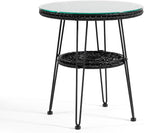 Furniture of America Ysar Boho 19-inch Round Coffee Table Outdoor by FurnitureofAmerica