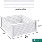 YITAHOME 48x48x24 in Plastic Raised Garden Bed 2pcs - Image 7