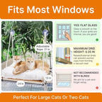 Large Cat Window Perch with Industrial-Grade Suction Cups - Image 7