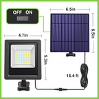 Solar Lights Outdoor 6500K Cool White Solar Flood Lights, Waterproof Dusk to - Image 8