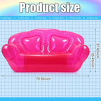 Kigley Inflatable Chair Blow Up Couches Transparent Inflatable Sofa Seat Yard - Image 3