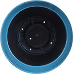 Garden Elements Indoor/Outdoor Glazed Brushed Happy Plastic Planter, Dark Blue - Image 4