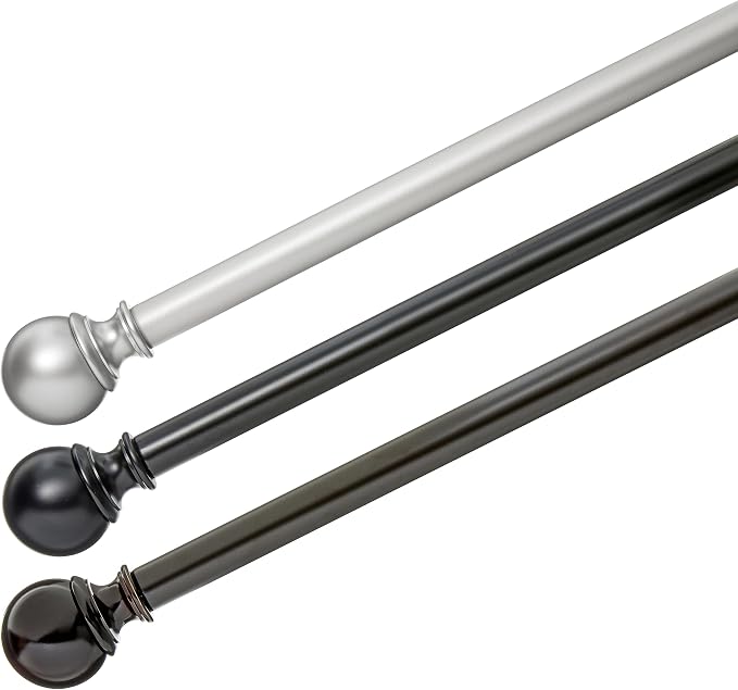 Amazon Basics Adjustable Heavy Duty Curtain Rod - Image 6