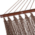 Lazy Daze Hammocks 10.5 FT Double 2 Person Caribbean Rope Hammock, Hand Woven - Image 4