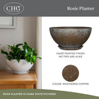 Classic Home and Garden Rosie Modern Planter w/Drainage - Image 2