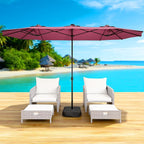 LEVELEVE 14FT Double-Sided Patio Umbrella - Image 7