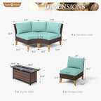 Sophia & William Patio Furniture Set - Image 7
