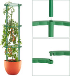 24 Pcs Plant Support Stakes, Half Round Plant Support - Image 5