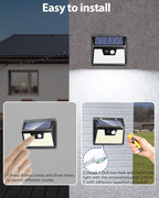 Peasur Solar Powered Lights Outdoor, 140LED 16Pack Motion Sensor Light Outside - Image 6