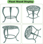 OwnMy Heavy Duty Cast Iron Plant Stand Vintage Wrought Iron Flower Pot Holder - Image 4
