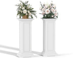 36in Tall Resin Planter Set of 2, Large Outdoor Planter by OutdoorLivingPerfected