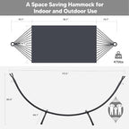SUNCREAT Hammocks Standing Patio Hammock, Portable Hammock - Image 5